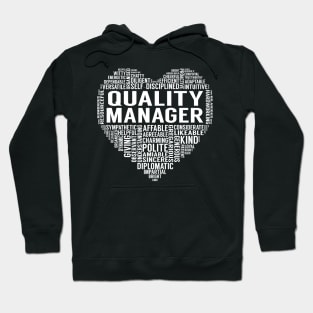 Quality Manager Heart Hoodie